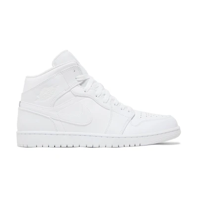 Jordan 1 Mid 'Triple White' 2022