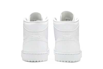 Air Jordan 1 Mid 'Triple White' 554724-130