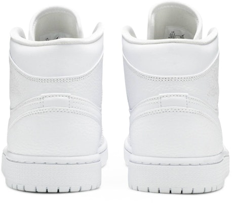 Air Jordan 1 Mid 'Triple Blanco' 554724-130 Details for Air Jordan 1 Mid 'Triple Blanco' 554724-130