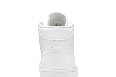 Air Jordan 1 Mid 'Triple White' 554724-130