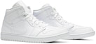 Cheap Air Jordan 1 Mid 'Triple Blanco' 554724-130