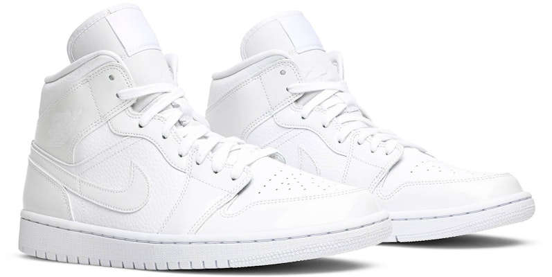Air jordan 1 sales high triple white