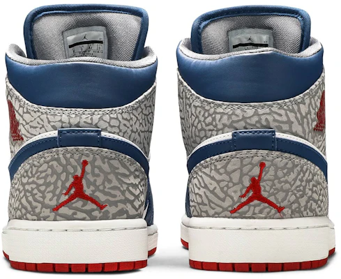Air Jordan 1 Mid 'True Blue' 554724-107 Details for Air Jordan 1 Mid 'True Blue' 554724-107