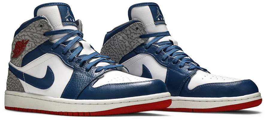 Air Jordan 1 Mid 'True Blue' 554724-107 Cheap Air Jordan 1 Mid 'True Blue' 554724-107