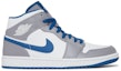 Buy Air Jordan 1 Mid 'True Blue' Lelaki Perakihan Biru DQ8426-014