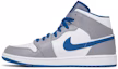 Lookbook Air Jordan 1 Mid 'True Blue' Lelaki Perakihan Biru DQ8426-014