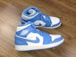 Shop Air Jordan 1 Mid 'UNC' 554724-106 - Kasut Sukan Terkini