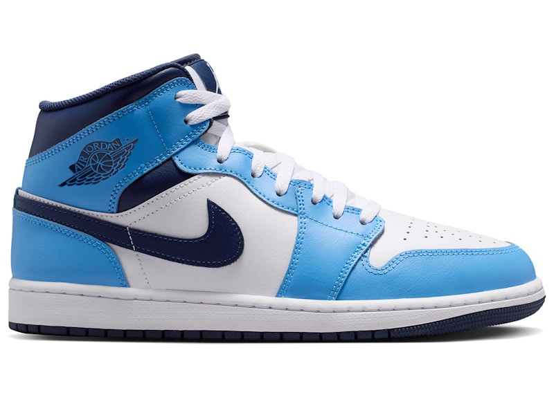 Air Jordan 1 Mid 'University Blue Midnight Navy' DQ8426-405