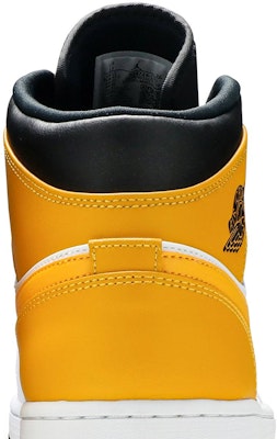 Air Jordan 1 Mid 'University Gold' Lelaki Emas Universiti 554724-170 Sizing Air Jordan 1 Mid 'University Gold' Lelaki Emas Universiti 554724-170