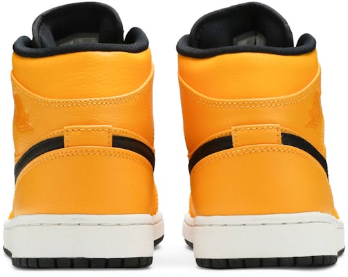 Air Jordan 1 Mid 'University Gold' Hitam 554724-700 Details for Air Jordan 1 Mid 'University Gold' Hitam 554724-700