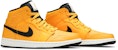 Air Jordan 1 Mid 'University Gold' Hitam 554724-700