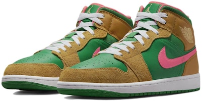 Air Jordan 1 Mid 'Gandum Semangka' DX4332-700 Lookbook Air Jordan 1 Mid 'Gandum Semangka' DX4332-700