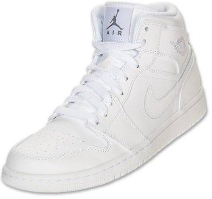 Air Jordan 1 Mid 'Putih' 554724-100 Lookbook Air Jordan 1 Mid 'Putih' 554724-100