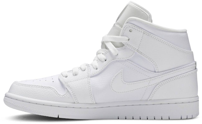 Air Jordan 1 Mid 'Putih' 554724-126 Lookbook Air Jordan 1 Mid 'Putih' 554724-126
