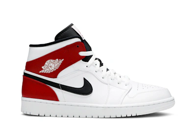 Air Jordan 1 Mid 'White Chicago' 554724-116