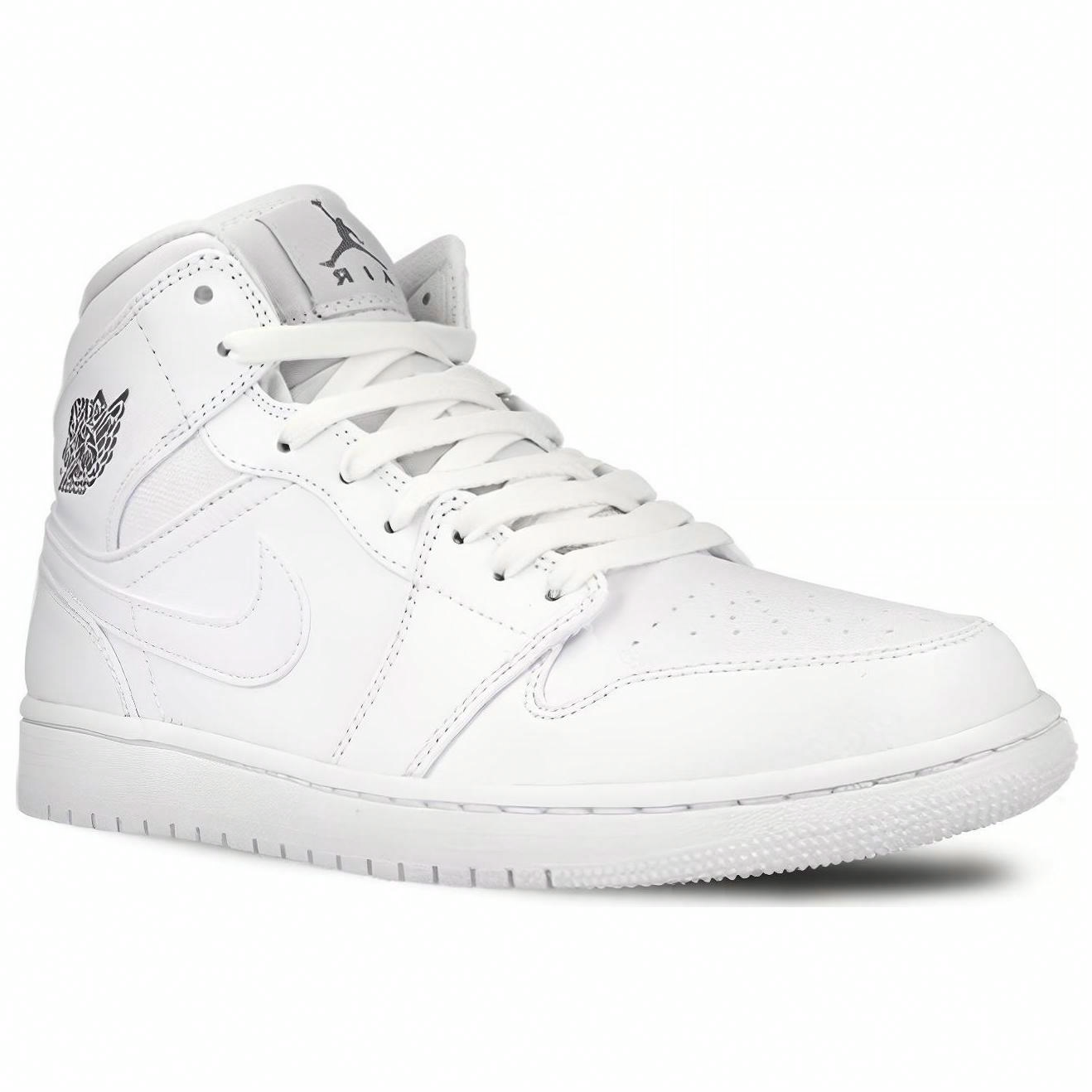 Shop Air Jordan 1 Mid 'Blanco Gris Frío' 2014 554724-120