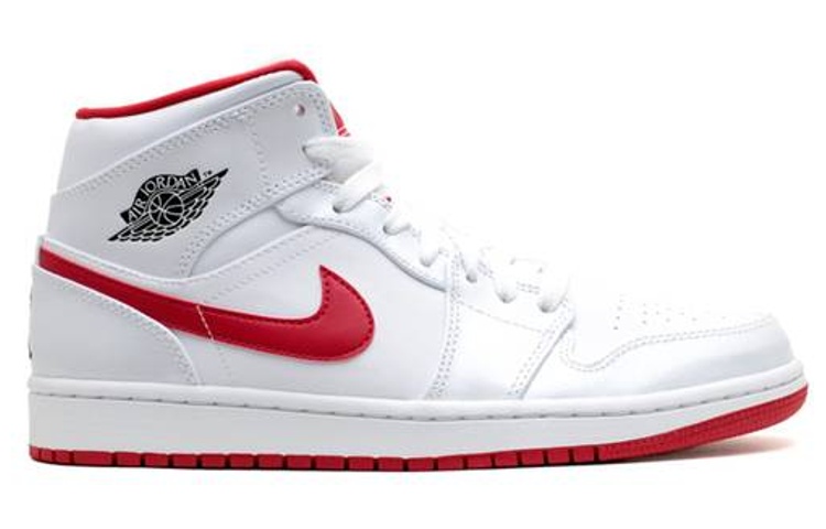 Order Air Jordan 1 Mid "白色健身红" 554724-101