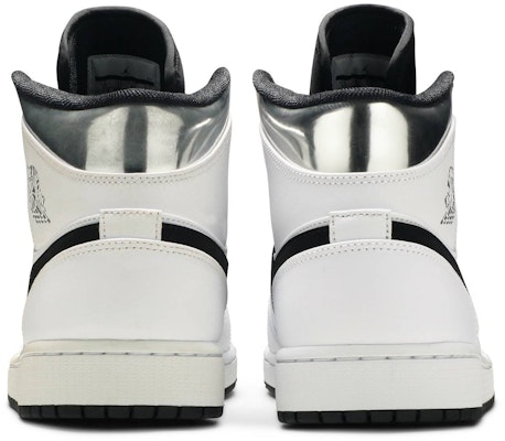 에어 조던 1 미드 '화이트 실버' 554724-121 Details for 에어 조던 1 미드 '화이트 실버' 554724-121