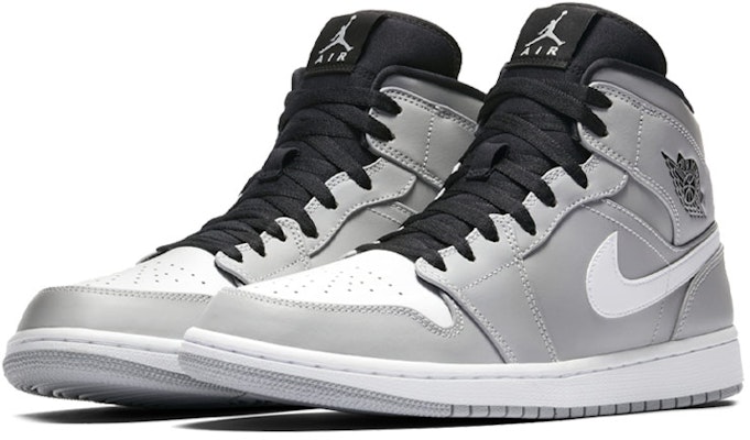 2018 에어 조던 1 미드 '울프 그레이' 554724-046 Order 2018 에어 조던 1 미드 '울프 그레이' 554724-046