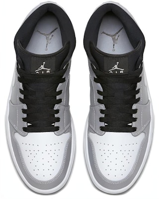 2018 에어 조던 1 미드 '울프 그레이' 554724-046 Lookbook 2018 에어 조던 1 미드 '울프 그레이' 554724-046