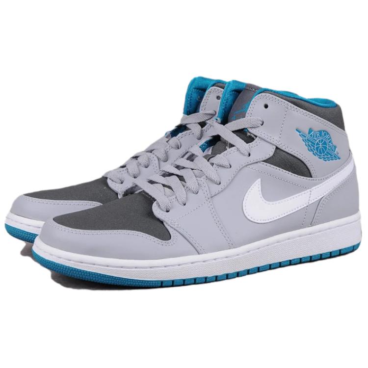 Lookbook Air Jordan 1 Mid 'Wolf Grey' 554724-027
