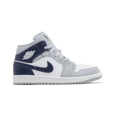 Jordan 1 Mid 'Wolf Grey Midnight Navy'
