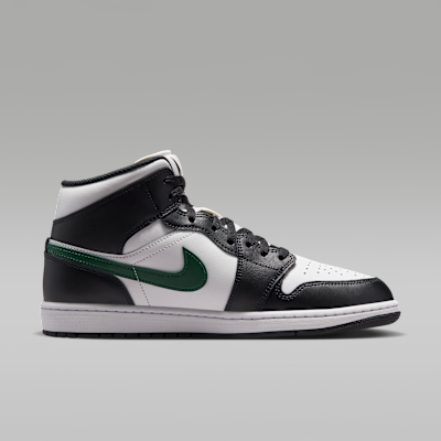 Lookbook Air Jordan 1 Mid Noir/Vert Gorge/Blanc Sommet DQ8426-004