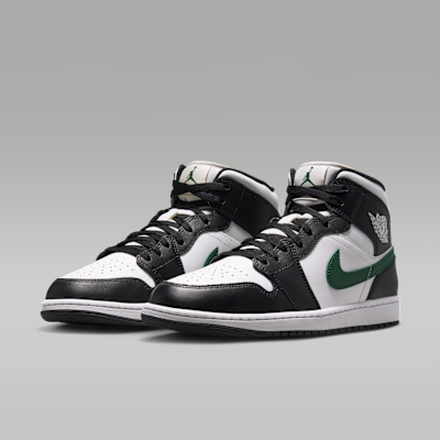 Purchase Air Jordan 1 Mid Noir/Vert Gorge/Blanc Sommet DQ8426-004