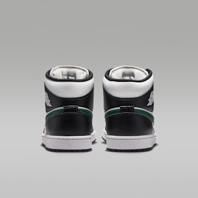 Air Jordan 1 Mid Noir/Vert Gorge/Blanc Sommet DQ8426-004 Details for Air Jordan 1 Mid Noir/Vert Gorge/Blanc Sommet DQ8426-004