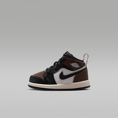 Air Jordan 1 Mid Black/Palomino/University Red/Phantom DQ8425-007