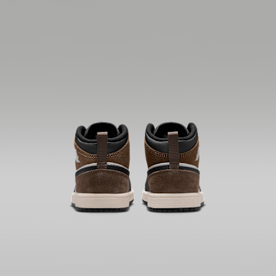 Details for Air Jordan 1 Mid Noir/Palomino/Rouge Université/Phantom DQ8424-007