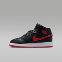 Air Jordan 1 Mid Black/White/University Red DQ8423-005 Air Jordan 1 Mid Black/White/University Red DQ8423-005