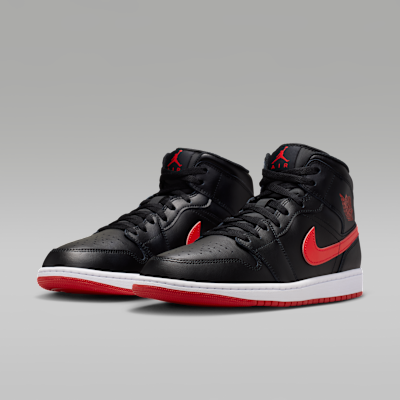Purchase Air Jordan 1 Mid Nero/Bianco/Rosso Università DQ8426-005