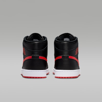 Air Jordan 1 Mid Nero/Bianco/Rosso Università DQ8426-005 Details for Air Jordan 1 Mid Nero/Bianco/Rosso Università DQ8426-005