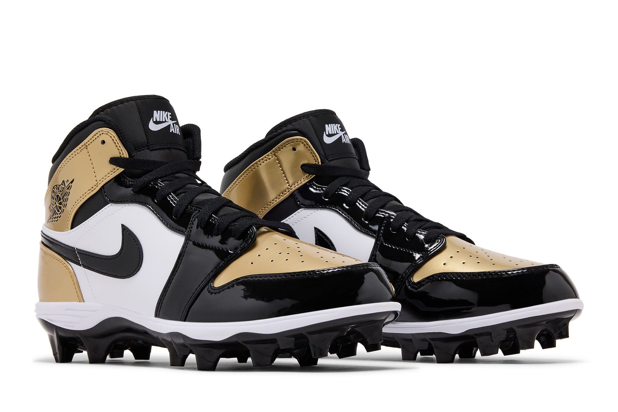 Cheap Air Jordan 1 Mid Cleat ''Gouden Neus'' FJ6805-701