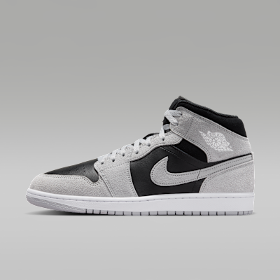 Air Jordan 1 Mid Light Smoke Grey/Black/White DQ8426-008