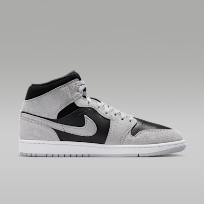 Lookbook Air Jordan 1 Mid Grigio Chiaro/Nero/Bianco DQ8426-008