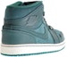 Shop Air Jordan 1 Mid Nouveau Night Shade ‘Lush Teal White 629151-306