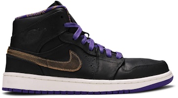 Air Jordan 1 Mid Noveau 'BHM' 2014 629151-009 Air Jordan 1 Mid Noveau 'BHM' 2014 629151-009