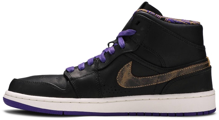 Air Jordan 1 Mid Noveau 'BHM' 2014 629151-009 Lookbook Air Jordan 1 Mid Noveau 'BHM' 2014 629151-009