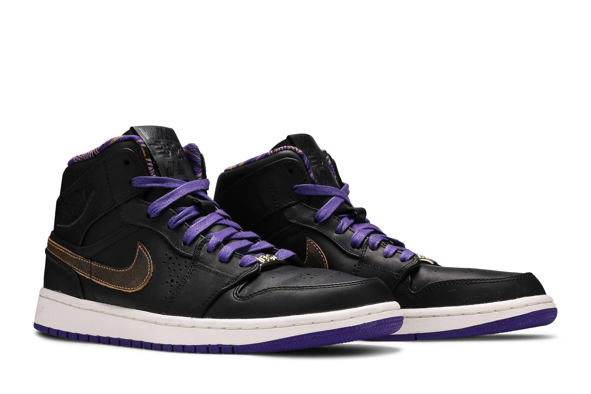 Cheap Air Jordan 1 Mid Nouveau 'BHM' 2014 Edición Black History Month 629151-009