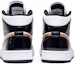 Details for Air Jordan 1 Mid Patent 'Hitam Emas' 852542-007