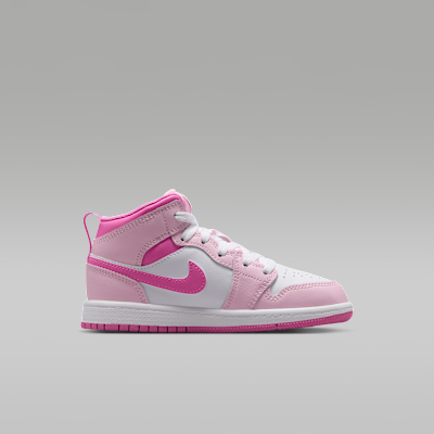 Lookbook Air Jordan 1 Mid 粉色泡沫/中國玫瑰/白色/粉色泡沫 DQ8424-601