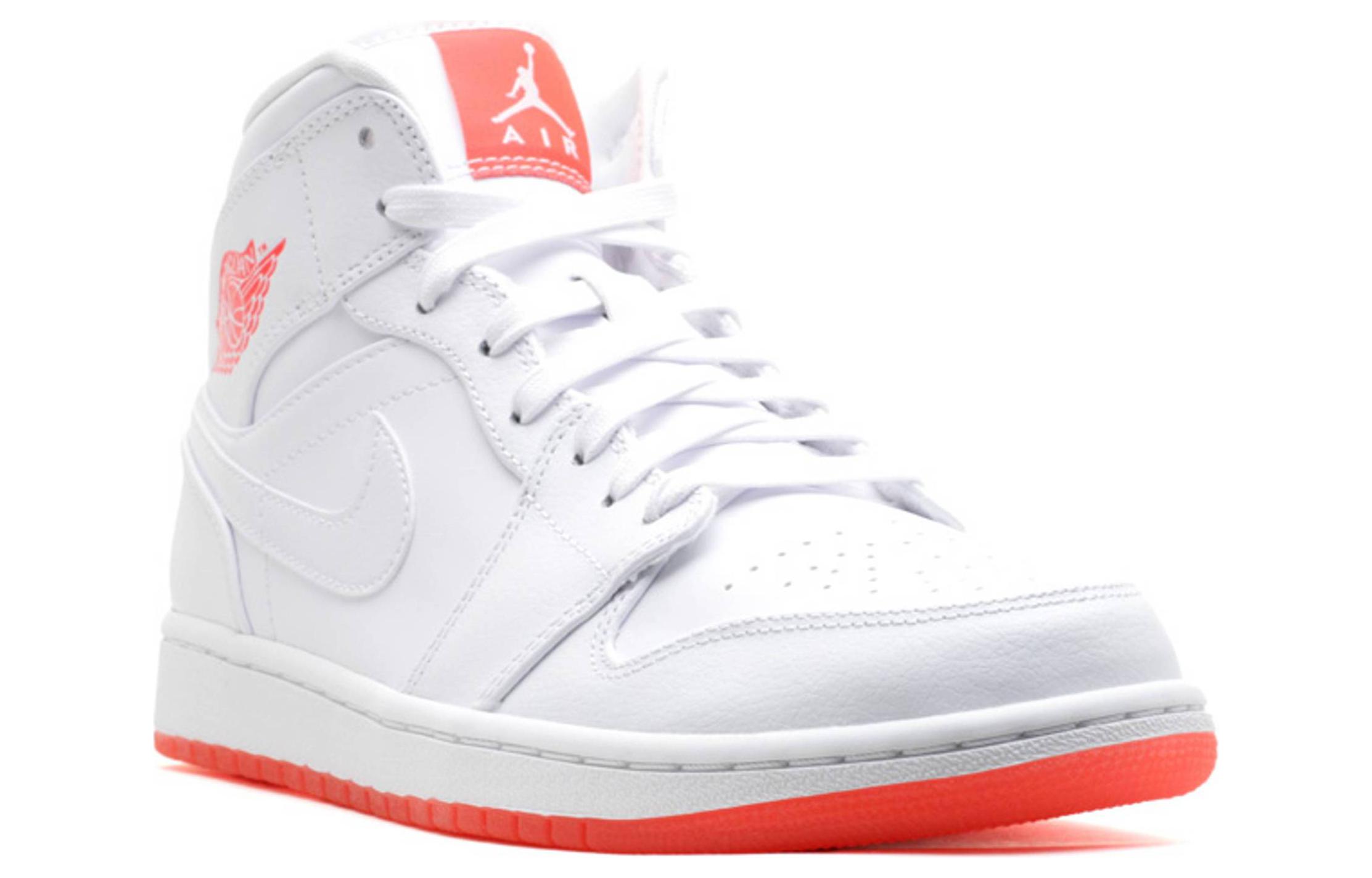 Jordan 1 Mid PRM 'White Infrared' 圖 3