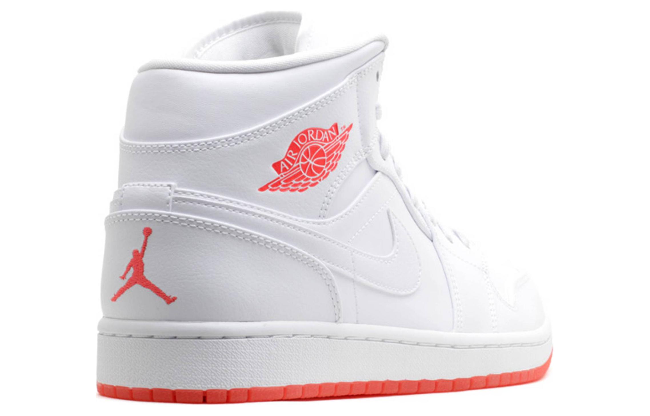 Jordan 1 Mid PRM 'White Infrared' 圖 4