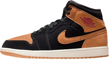 Air Jordan 1 Mid Retro Basketball Shoes Black Brown Durable & Stylish HV4091-002 Air Jordan 1 Mid Retro Basketball Shoes Black Brown Durable & Stylish HV4091-002
