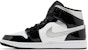 Air Jordan 1 Mid SE 'Hitam Putih Metalik Perak' HV0789-010