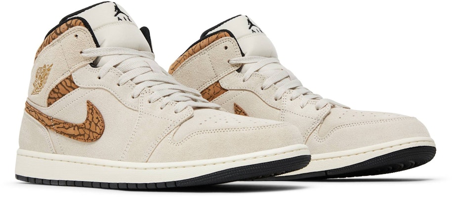 Air Jordan 1 Mid SE 'Brown Elephant' DZ4129-102 Cheap Air Jordan 1 Mid SE 'Brown Elephant' DZ4129-102
