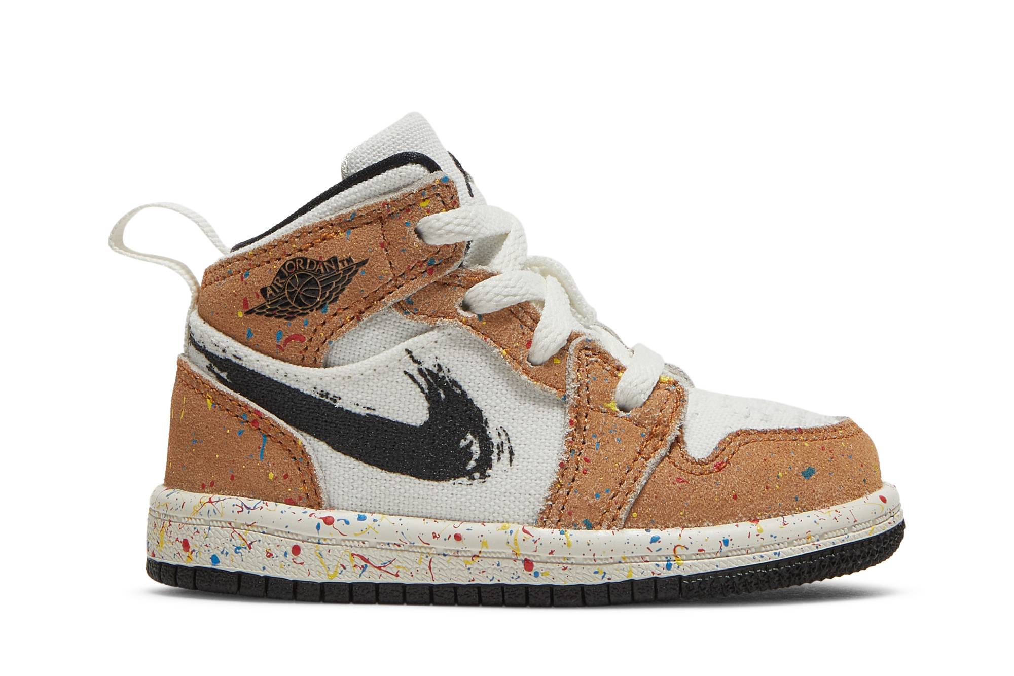 Buy (TD) Air Jordan 1 Mid SE 'Salpicaduras de Pintura y Pinceladas' DA8012-100