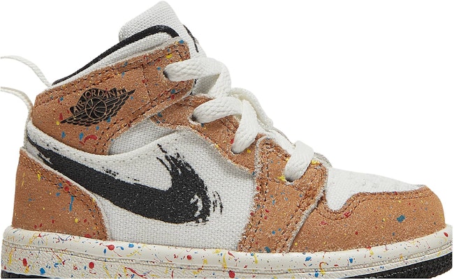Jordan 1 mid paint splatter Clearance
